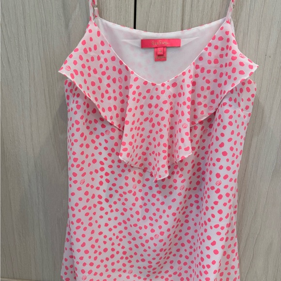 Lilly Pulitzer Pink Polka Dot Camisole - Picture 1 of 3